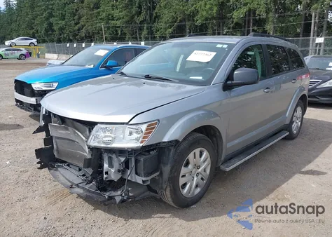 2018 Dodge Journey Se from USA, damaged, VIN 3C4PDCAB2JT184141